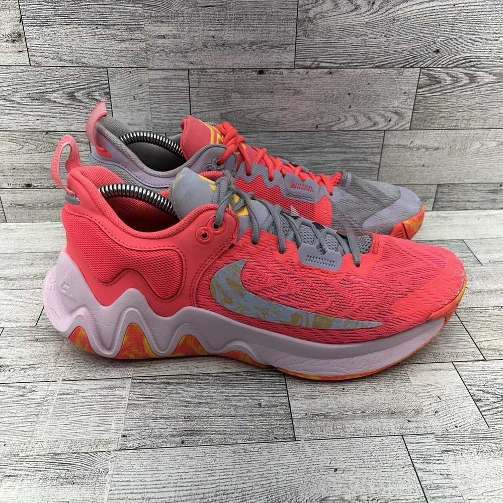 Nike Giannis Immortality 2 Hot Punch Lazer Orange Basketball Shoes Men‎ Size 8.5
